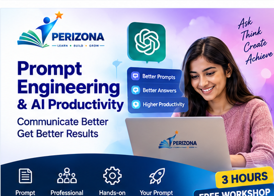 Prompt Engineering &amp; AI Productivity – 3 Hour Free Workshop