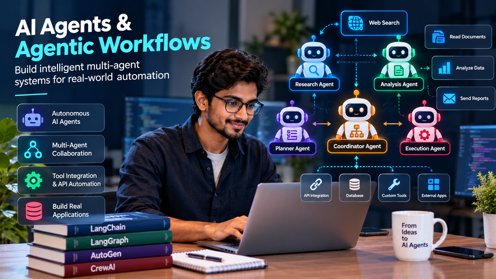Building AI Agents & Agentic Workflows (LangChain, LangGraph & AutoGen)