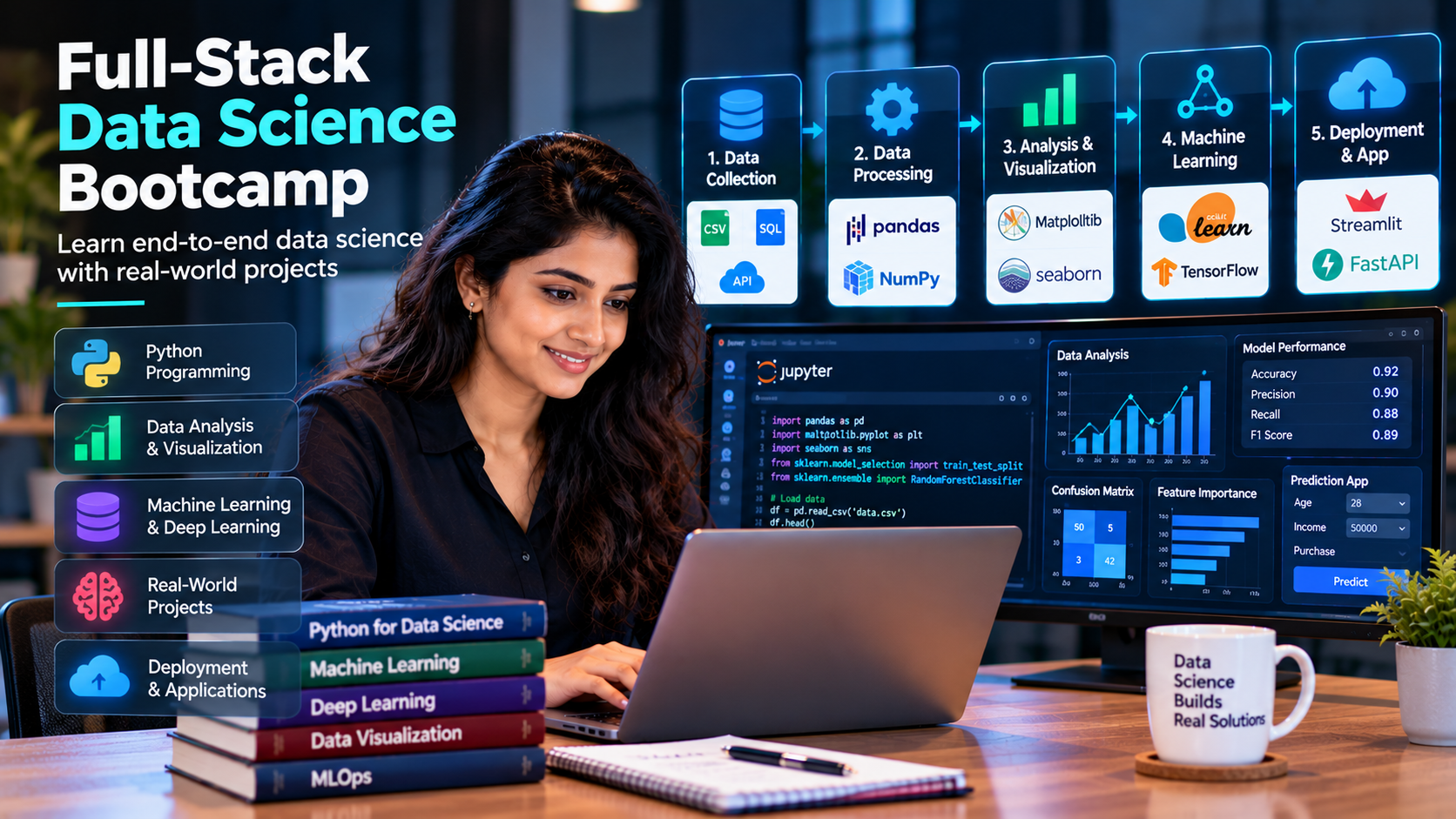 Full-Stack Data Science Bootcamp: Python to Machine Learning