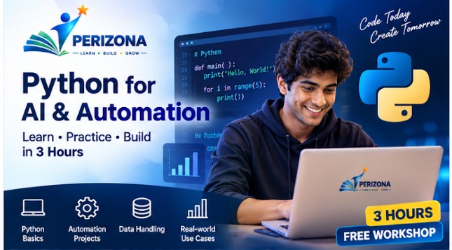 Python for AI &amp; Automation – 3 Hour Free Workshop