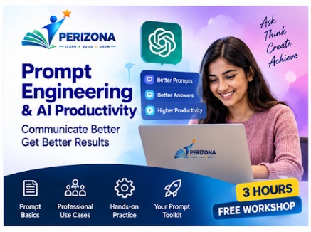 Prompt Engineering &amp; AI Productivity – 3 Hour Free Workshop